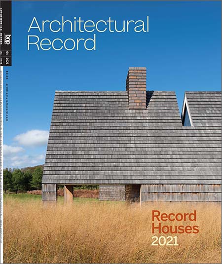 Architectural Record, April 2021.