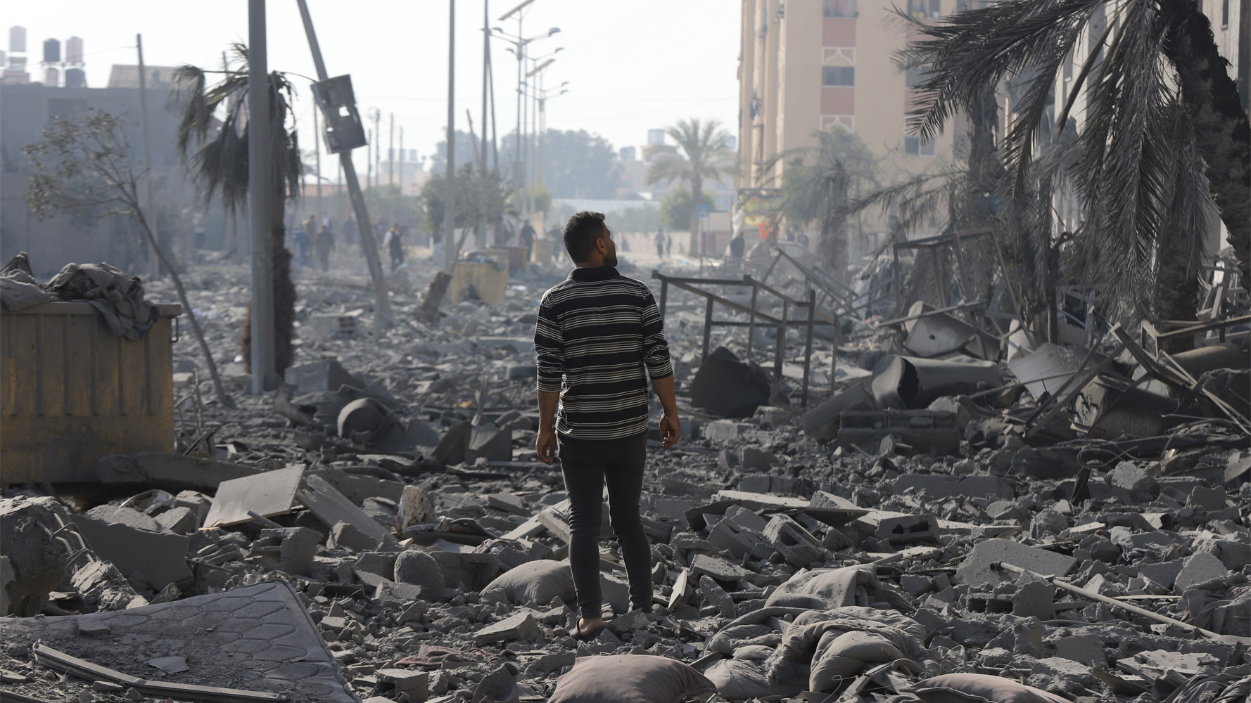 Experts Assess Housing Damage in Gaza and Make Plans for Recovery as Bombs Continue to Fall