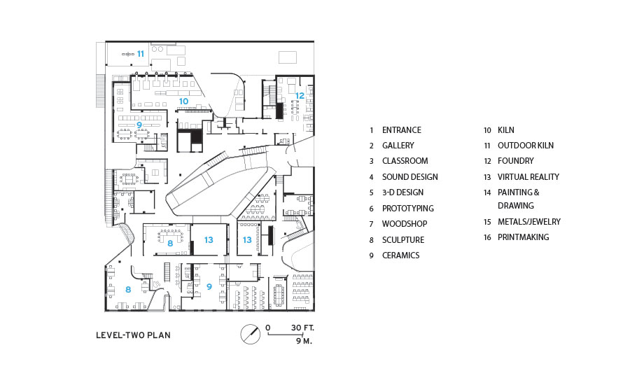 Visual Arts Building at the University of Iowa by Steven Holl ...