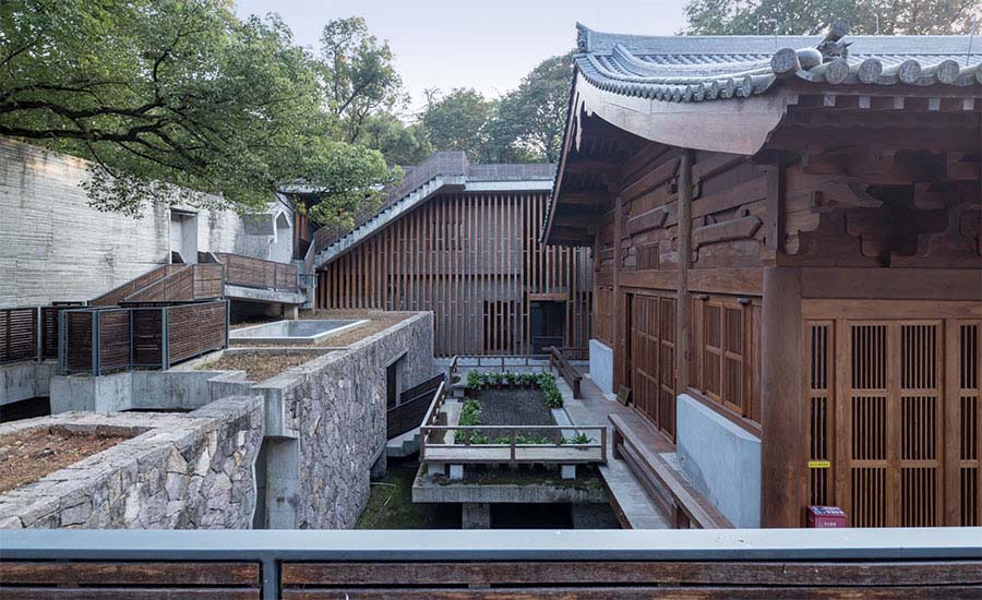 Tea House at Linyin Buddhist Temple by Amateur Architecture Studio ...