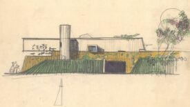 Mendes da Rocha Sketch of a Private Residence