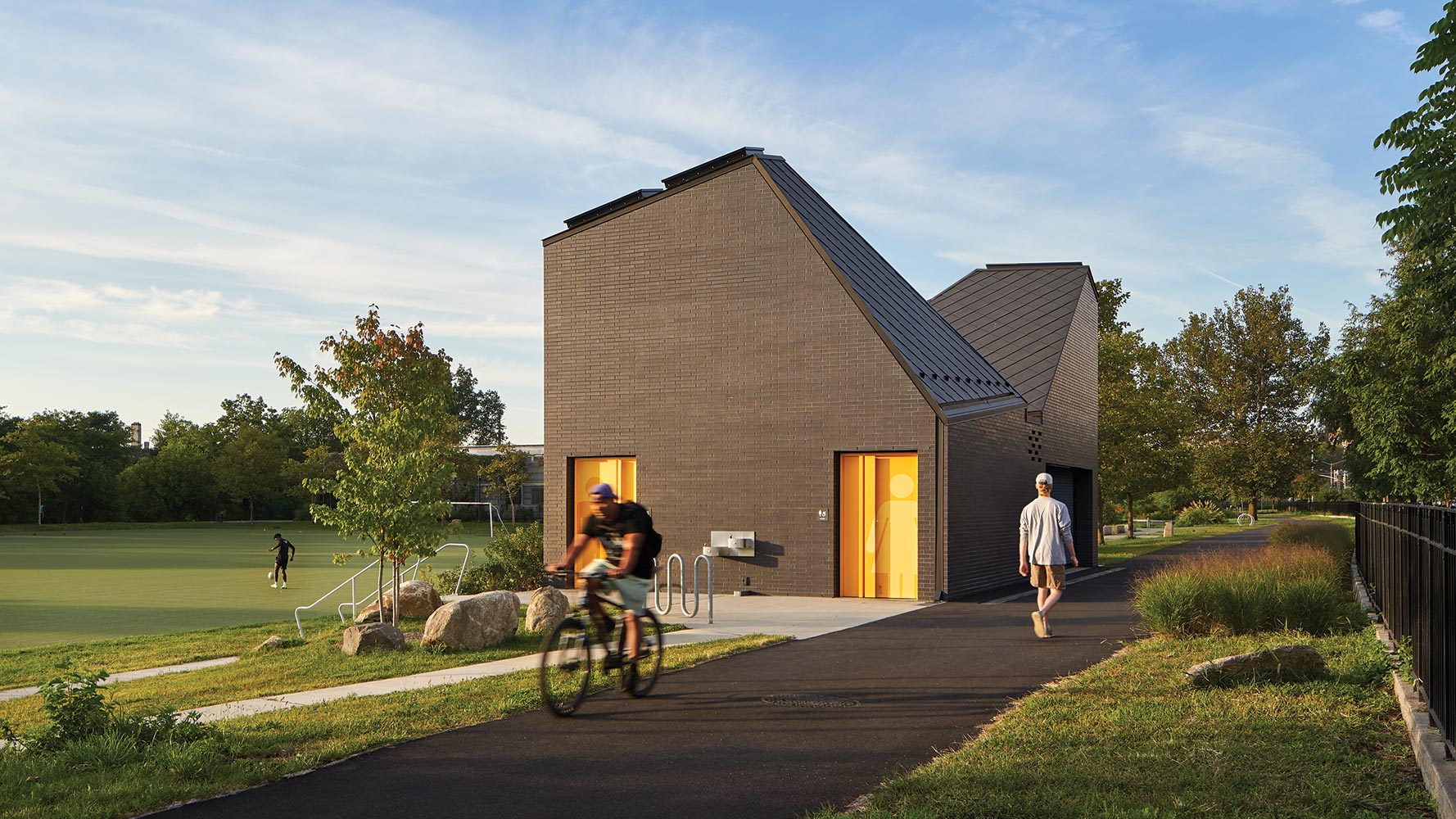Gray Organschi Architecture Dignifies a Public Bathroom in the Bronx with Thoughtful Design