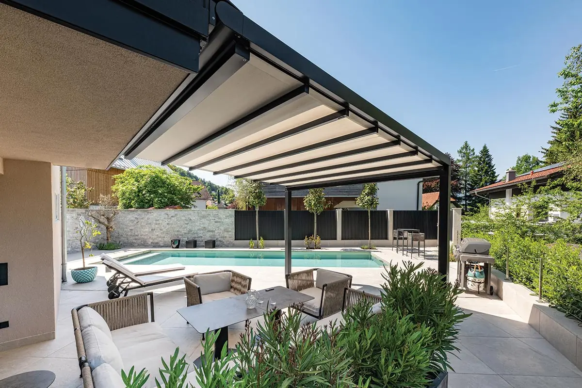 Pergola Stretch Awning.