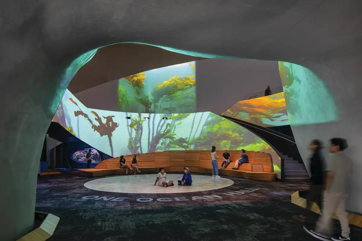 The Seattle Aquarium’s Ocean Pavilion.