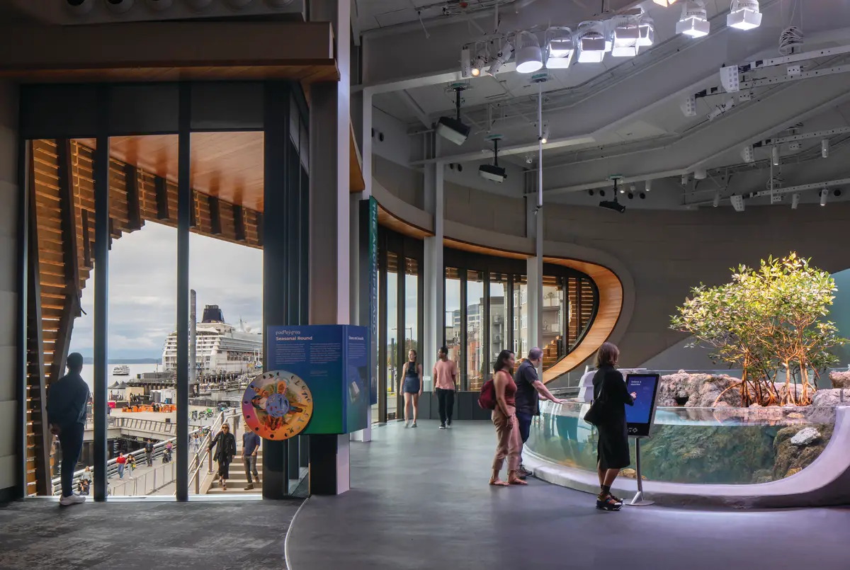 The Seattle Aquarium’s Ocean Pavilion.