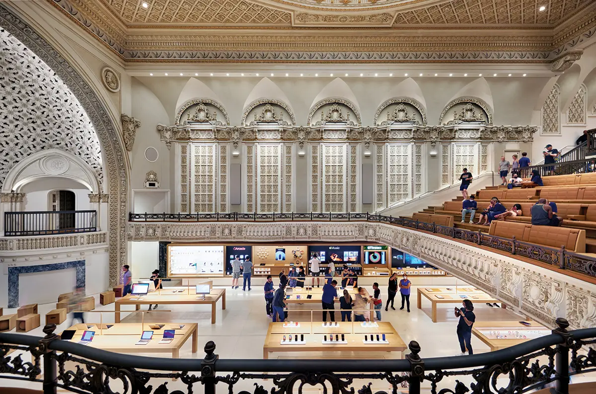 Tower Theatre Apple Store.