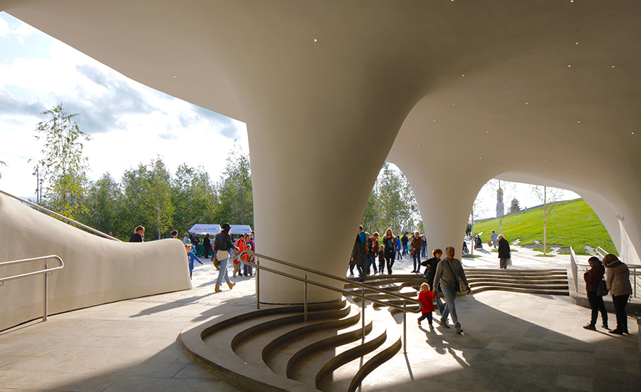 diller scofidio + renfro-led team opens moscow's first large-scale park in  50 years - Moscow, Russia