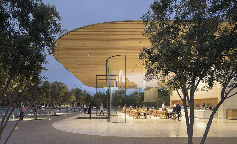 Apple opens floating store designed by Foster + Partners in Singapore