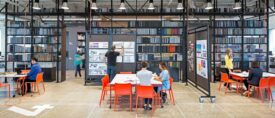 Library in Gensler's Oakland Office