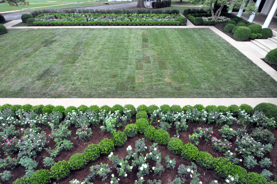 Melania Trump's White House Rose Garden Refresh Trades Trees for Views | 2020-08-24 ... on White Garden Design
 id=48711