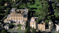 historic american academy in rome campus as seen from above