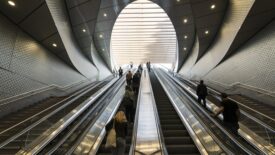 Paris Metro Escalator