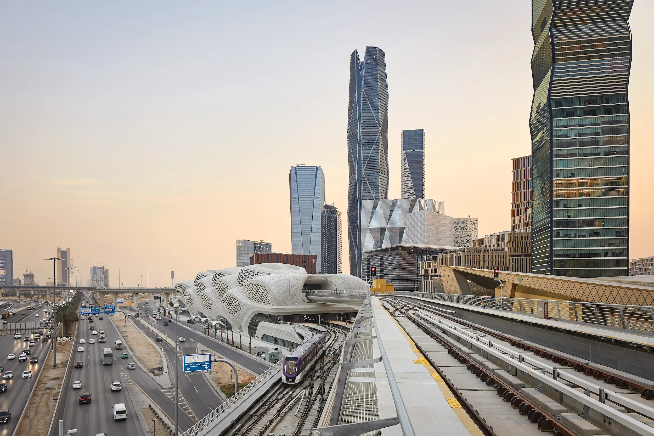 KAFD Metro Station.