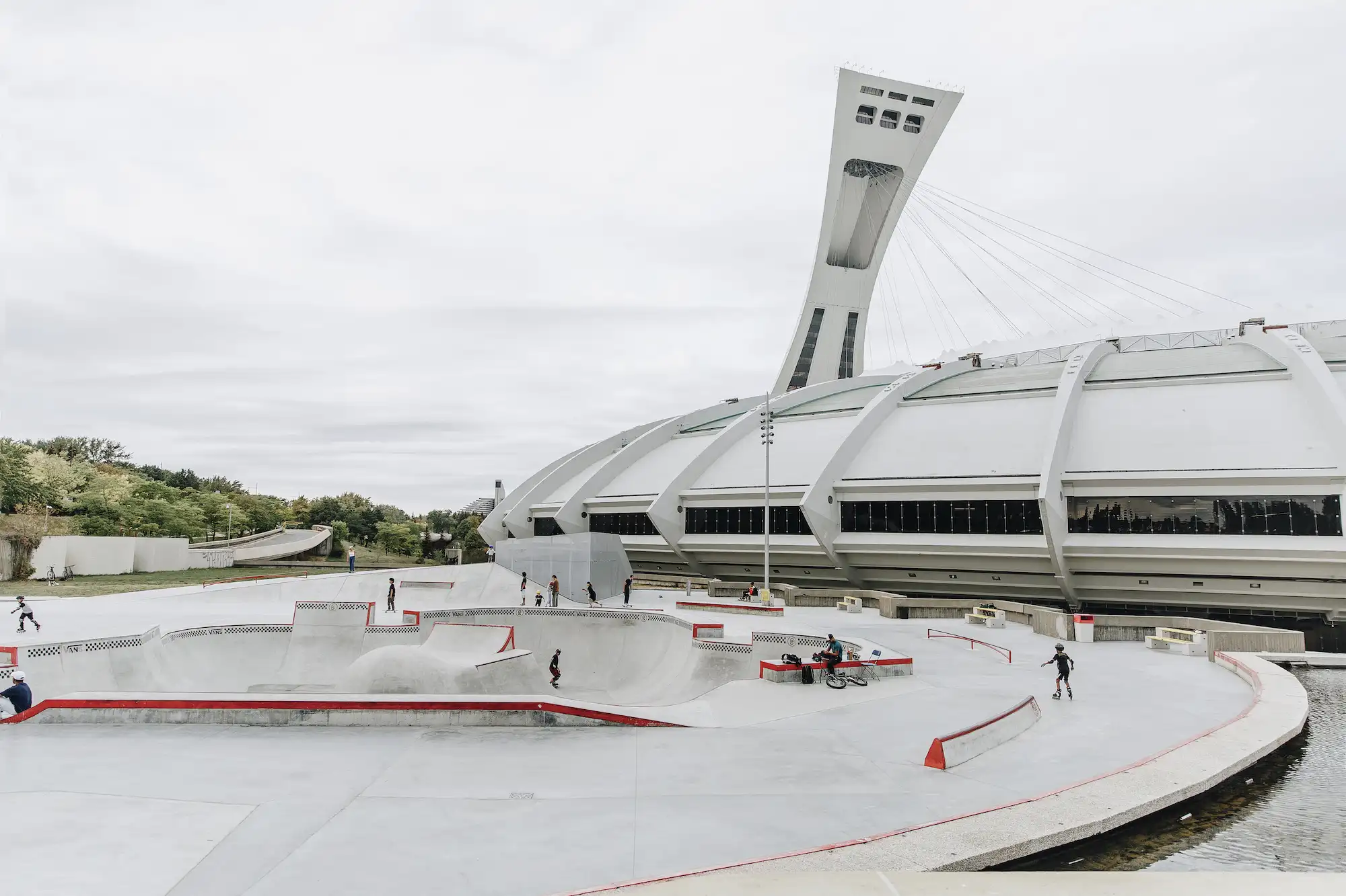 parc olympique skatepark.