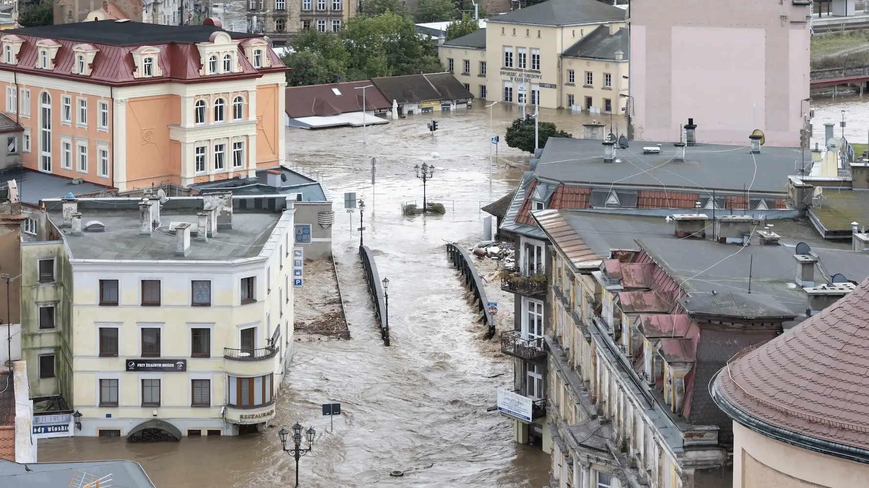 flooding in a polish village in 2024