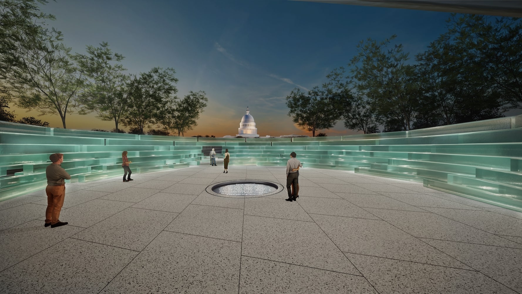 Fallen Journalists Memorial rendering